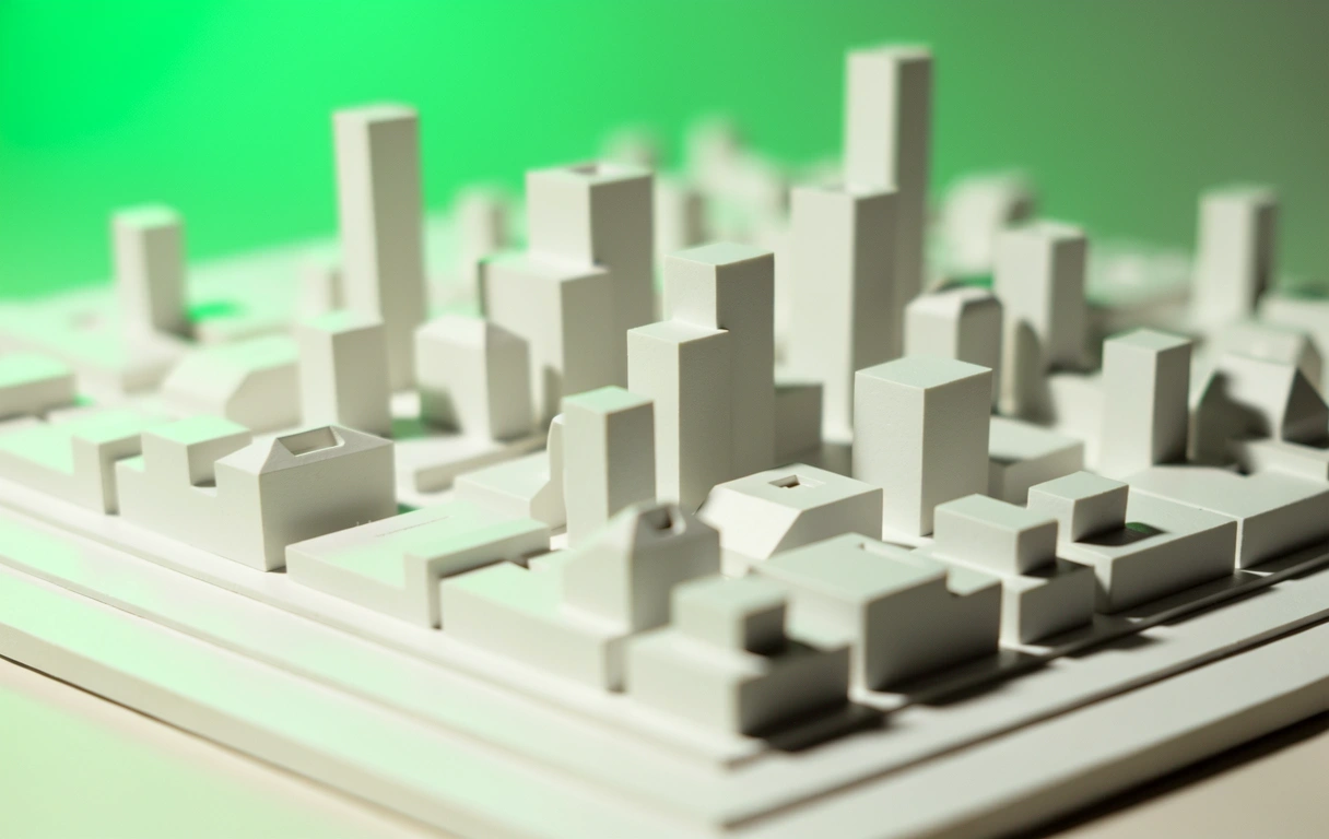 Minimalist architectural precision